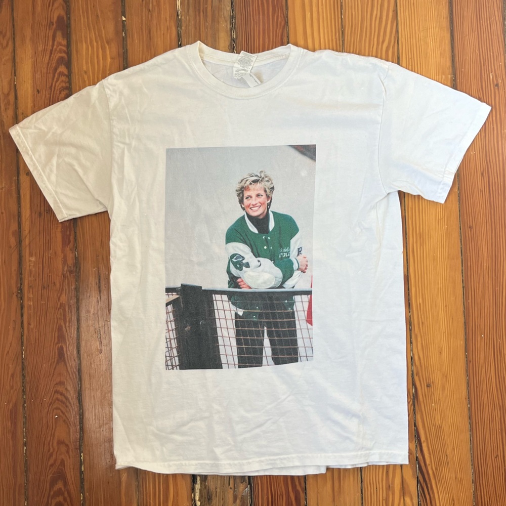 Philadelphia Eagles Princess Diana Retro T-Shirt NFL Medium